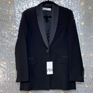 NWT ZARA Limited Edition women’s Tuxedo Blazer